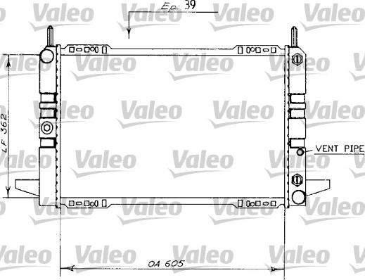 Valeo 730144 - Radiator, mühərrikin soyudulması furqanavto.az