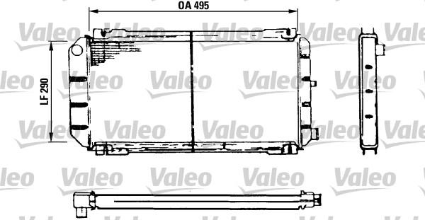 Valeo 730116 - Radiator, mühərrikin soyudulması furqanavto.az