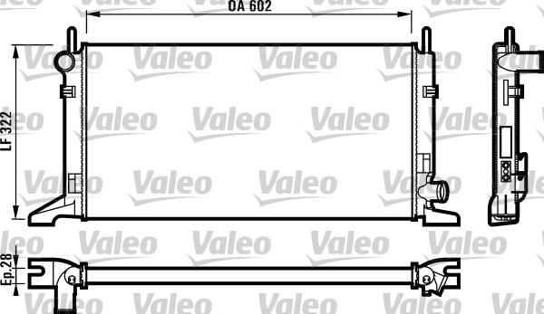 Valeo 730117 - Radiator, mühərrikin soyudulması furqanavto.az