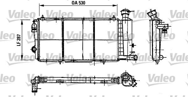 Valeo 730897 - Radiator, mühərrikin soyudulması furqanavto.az