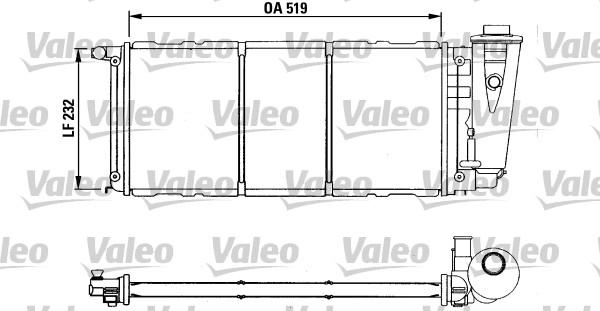 Valeo 730840 - Radiator, mühərrikin soyudulması furqanavto.az