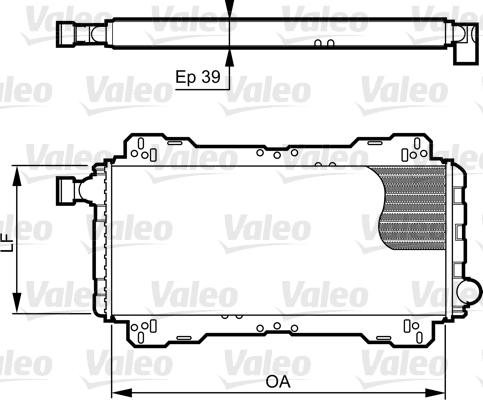 Valeo 730842 - Radiator, mühərrikin soyudulması furqanavto.az