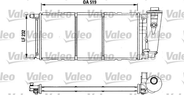 Valeo 730839 - Radiator, mühərrikin soyudulması furqanavto.az