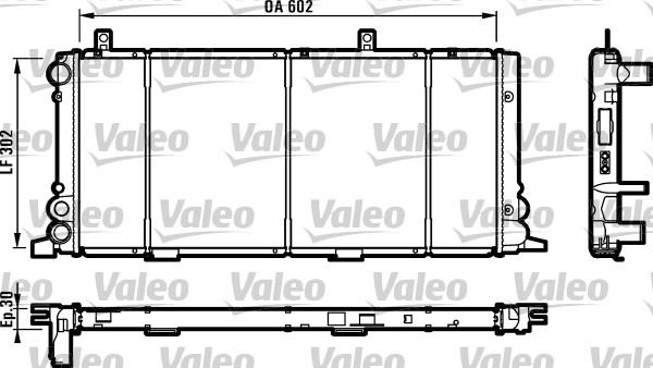 Valeo 730348 - Radiator, mühərrikin soyudulması furqanavto.az