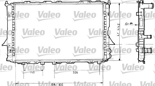 Valeo 730362 - Radiator, mühərrikin soyudulması furqanavto.az
