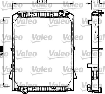 Valeo 730259 - Radiator, mühərrikin soyudulması furqanavto.az