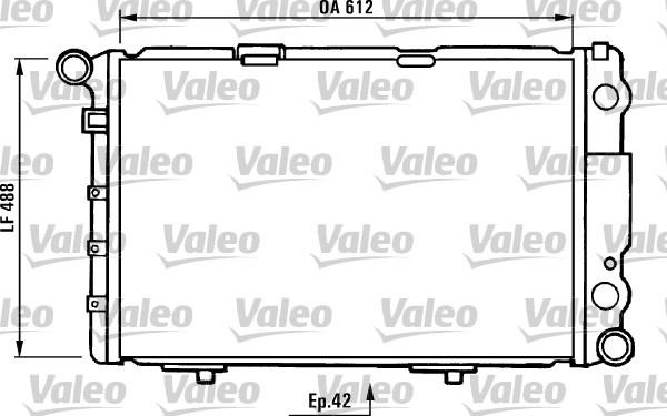 Valeo 730233 - Radiator, mühərrikin soyudulması furqanavto.az