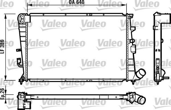 Valeo 731496 - Radiator, mühərrikin soyudulması furqanavto.az