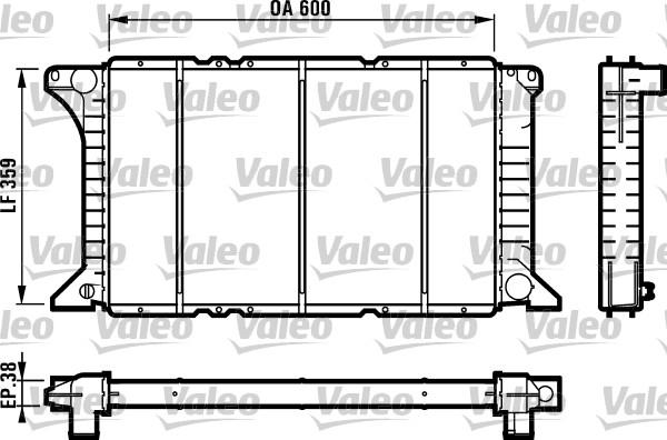 Valeo 731492 - Radiator, mühərrikin soyudulması furqanavto.az