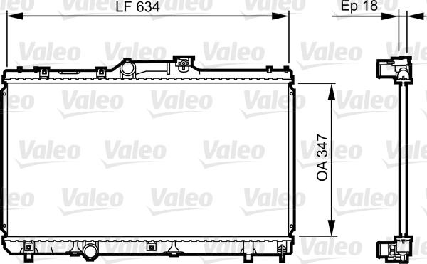 Valeo 731441 - Radiator, mühərrikin soyudulması furqanavto.az