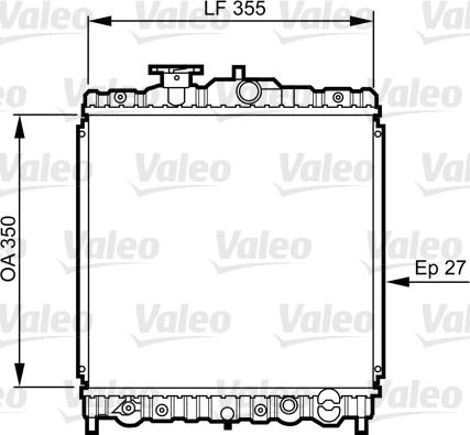 Valeo 731469 - Radiator, mühərrikin soyudulması furqanavto.az