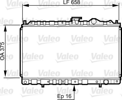 Valeo 731462 - Radiator, mühərrikin soyudulması furqanavto.az