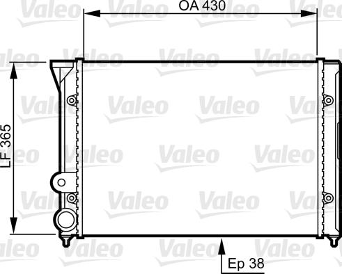 Valeo 731401 - Radiator, mühərrikin soyudulması furqanavto.az