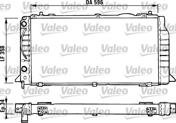 Valeo 731422 - Radiator, mühərrikin soyudulması furqanavto.az