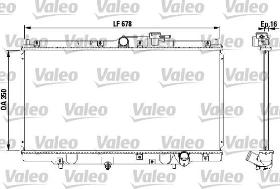 Valeo 731471 - Radiator, mühərrikin soyudulması furqanavto.az