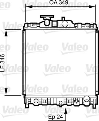 Valeo 731473 - Radiator, mühərrikin soyudulması furqanavto.az