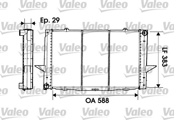 Valeo 731477 - Radiator, mühərrikin soyudulması furqanavto.az