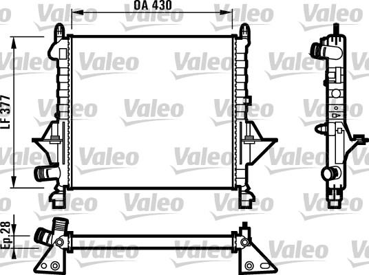 Valeo 731552 - Radiator, mühərrikin soyudulması furqanavto.az