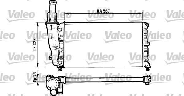 Valeo 731562 - Radiator, mühərrikin soyudulması furqanavto.az