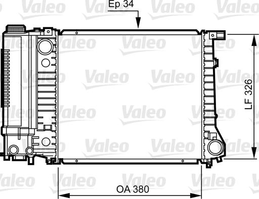 Valeo 731509 - Radiator, mühərrikin soyudulması furqanavto.az