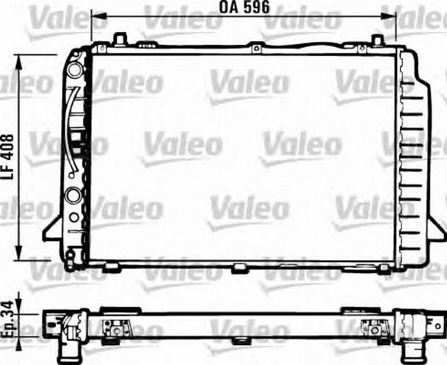 Valeo 731502 - Radiator, mühərrikin soyudulması furqanavto.az