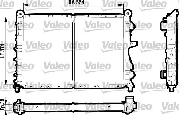 Valeo 731589 - Radiator, mühərrikin soyudulması furqanavto.az