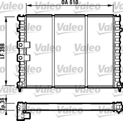 Valeo 731584 - Radiator, mühərrikin soyudulması furqanavto.az