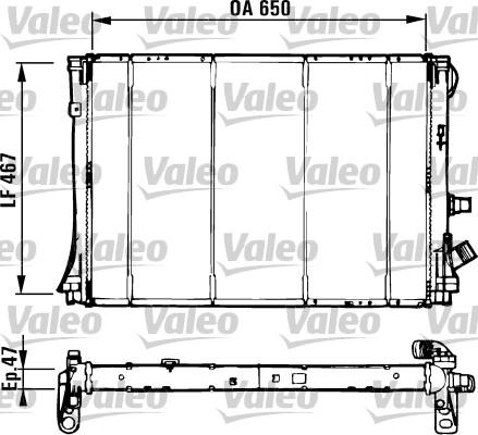 Valeo 731529 - Radiator, mühərrikin soyudulması furqanavto.az