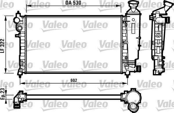 Valeo 731526 - Radiator, mühərrikin soyudulması furqanavto.az