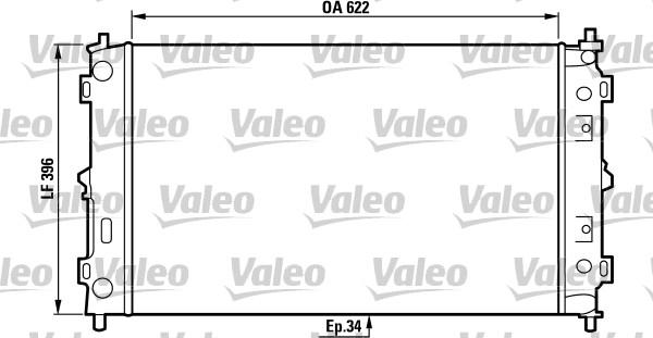Valeo 731579 - Radiator, mühərrikin soyudulması furqanavto.az