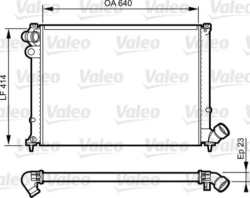 Valeo 731574 - Radiator, mühərrikin soyudulması furqanavto.az