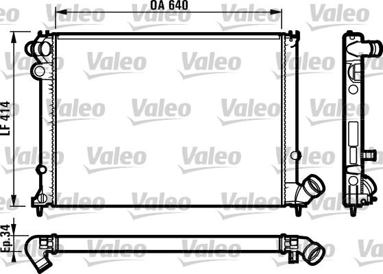 Valeo 731575 - Radiator, mühərrikin soyudulması furqanavto.az