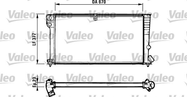 Valeo 731570 - Radiator, mühərrikin soyudulması furqanavto.az