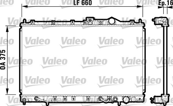 Valeo 731648 - Radiator, mühərrikin soyudulması furqanavto.az