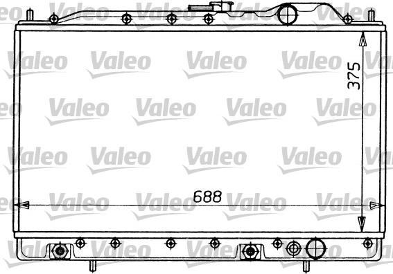 Valeo 731054 - Radiator, mühərrikin soyudulması furqanavto.az