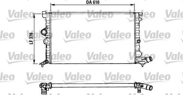 Valeo 731009 - Radiator, mühərrikin soyudulması furqanavto.az