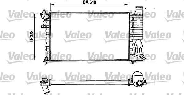 Valeo 731010 - Radiator, mühərrikin soyudulması furqanavto.az