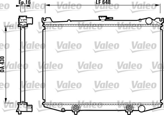 Valeo 731085 - Radiator, mühərrikin soyudulması furqanavto.az