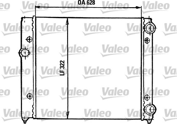 Valeo 731030 - Radiator, mühərrikin soyudulması furqanavto.az