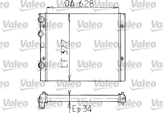 Valeo 731038 - Radiator, mühərrikin soyudulması furqanavto.az