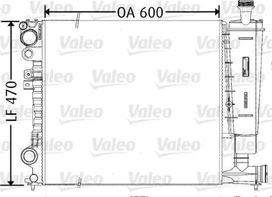 Valeo 731165 - Radiator, mühərrikin soyudulması furqanavto.az