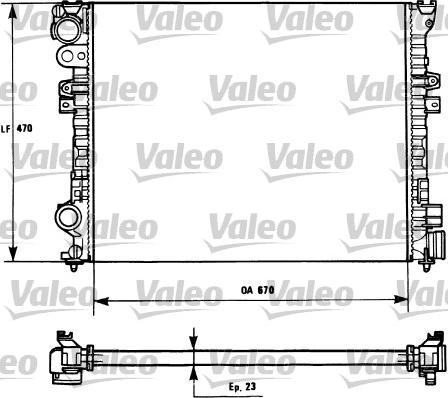 Valeo 731166 - Radiator, mühərrikin soyudulması furqanavto.az