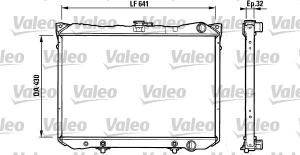 Valeo 731160 - Radiator, mühərrikin soyudulması furqanavto.az