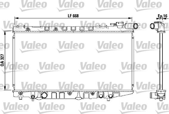 Valeo 731106 - Radiator, mühərrikin soyudulması furqanavto.az