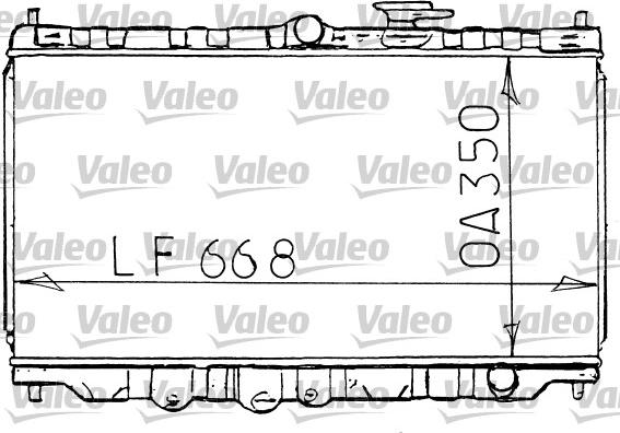 Valeo 731100 - Radiator, mühərrikin soyudulması furqanavto.az