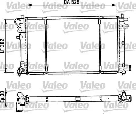 Valeo 731186 - Radiator, mühərrikin soyudulması furqanavto.az