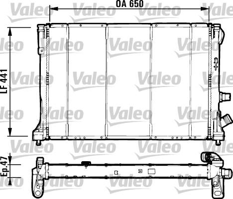 Valeo 731129 - Radiator, mühərrikin soyudulması furqanavto.az