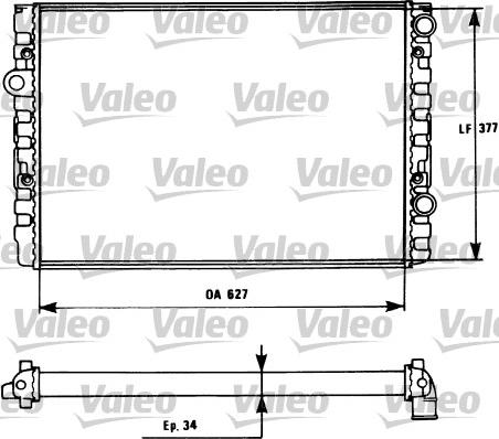 Valeo 731127 - Radiator, mühərrikin soyudulması furqanavto.az