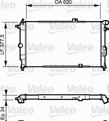 Valeo 731174 - Radiator, mühərrikin soyudulması furqanavto.az