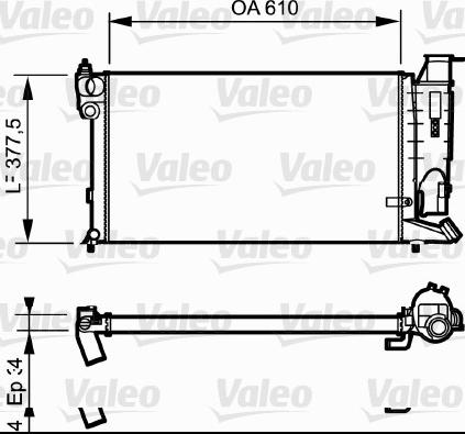 Valeo 731176 - Radiator, mühərrikin soyudulması furqanavto.az